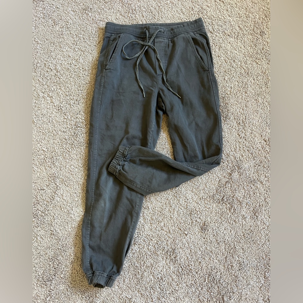 Gap Jean/sweats: 2” wide comfort waist w draw string. Size Sm.